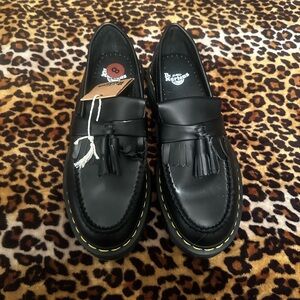 NEW Dr. Martens Black Tassel Loafers